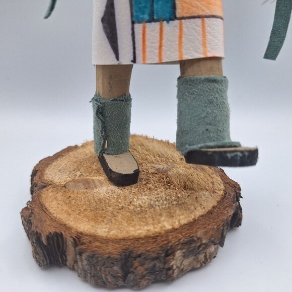 Kachina Handmade Doll Signed 7 Inch Star Whipper AM Native American Indian Art‎ - Picture 9 of 12
